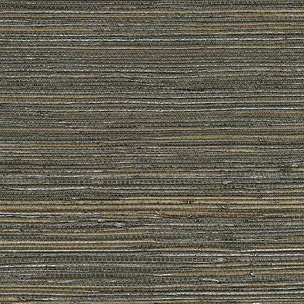 2732-80071 Kenneth James by Brewster Natural Grasscloth SHANDONG CHOCOLATE RAMIE Wallpaper - wallcoveringsmart