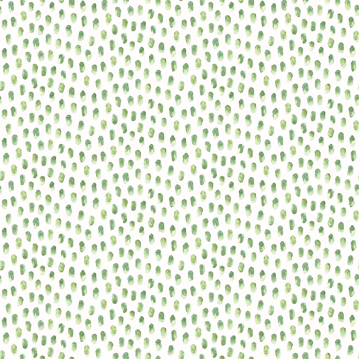 3120-13612 Sand Drips Green Painted Dots Wallpaper