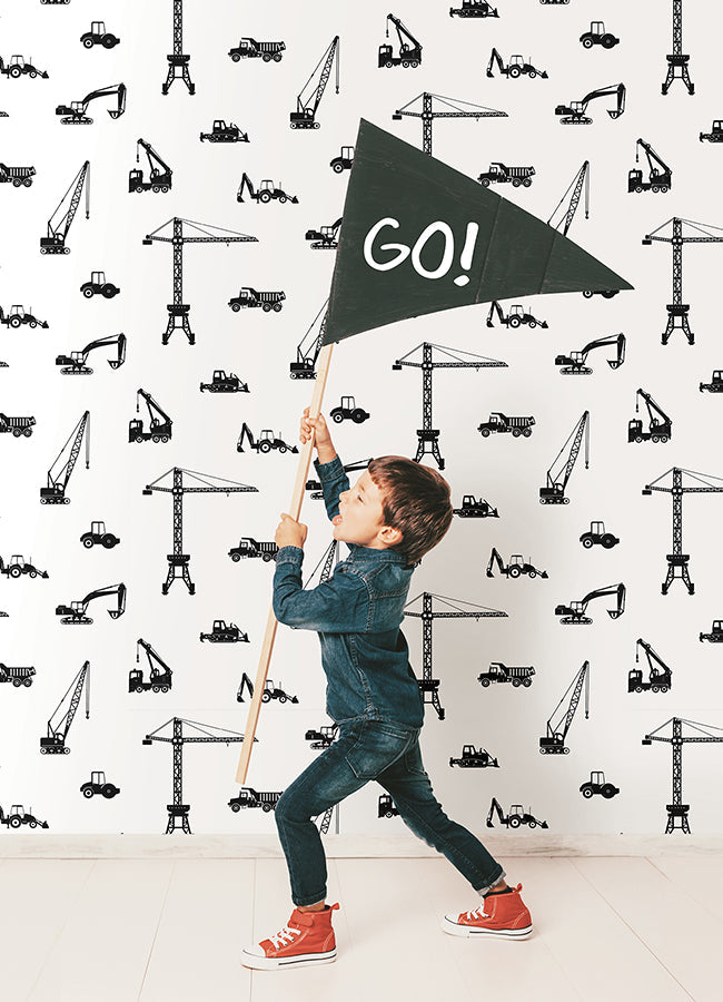 4060-139263 Eowyn Black Cranes Wallpaper