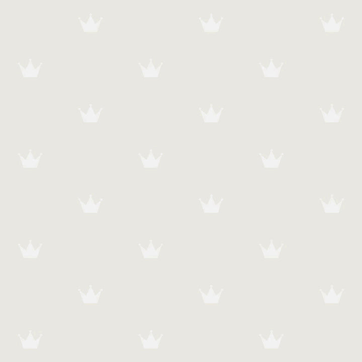 4060-347703 Bea Silver Crowns Wallpaper