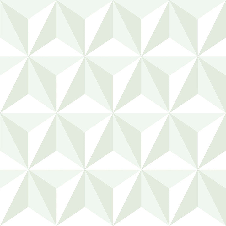 4060-138913 Adella Sage Geometric Wallpaper