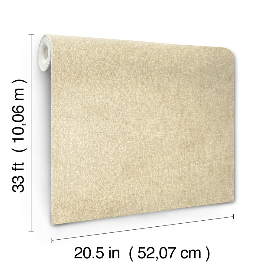 3125-72358 Homespun Light Brown Textured Wallpaper