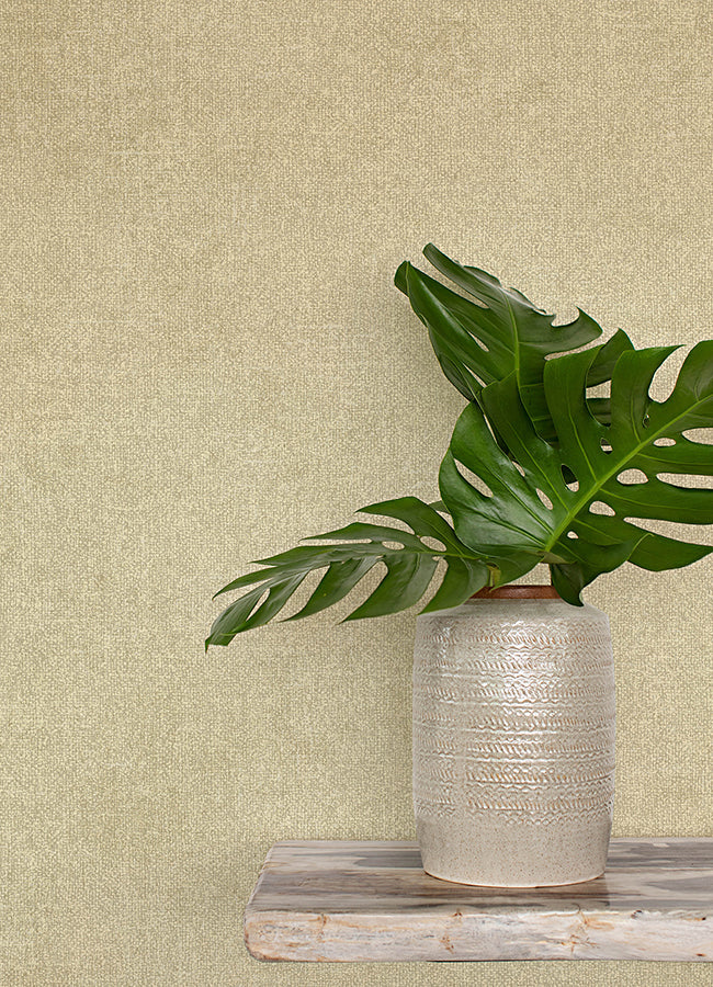 3125-72358 Homespun Light Brown Textured Wallpaper