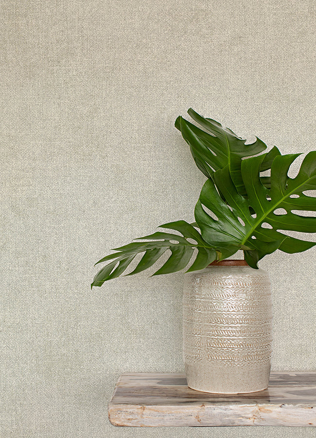 3125-72360 Homespun Grey Textured Wallpaper