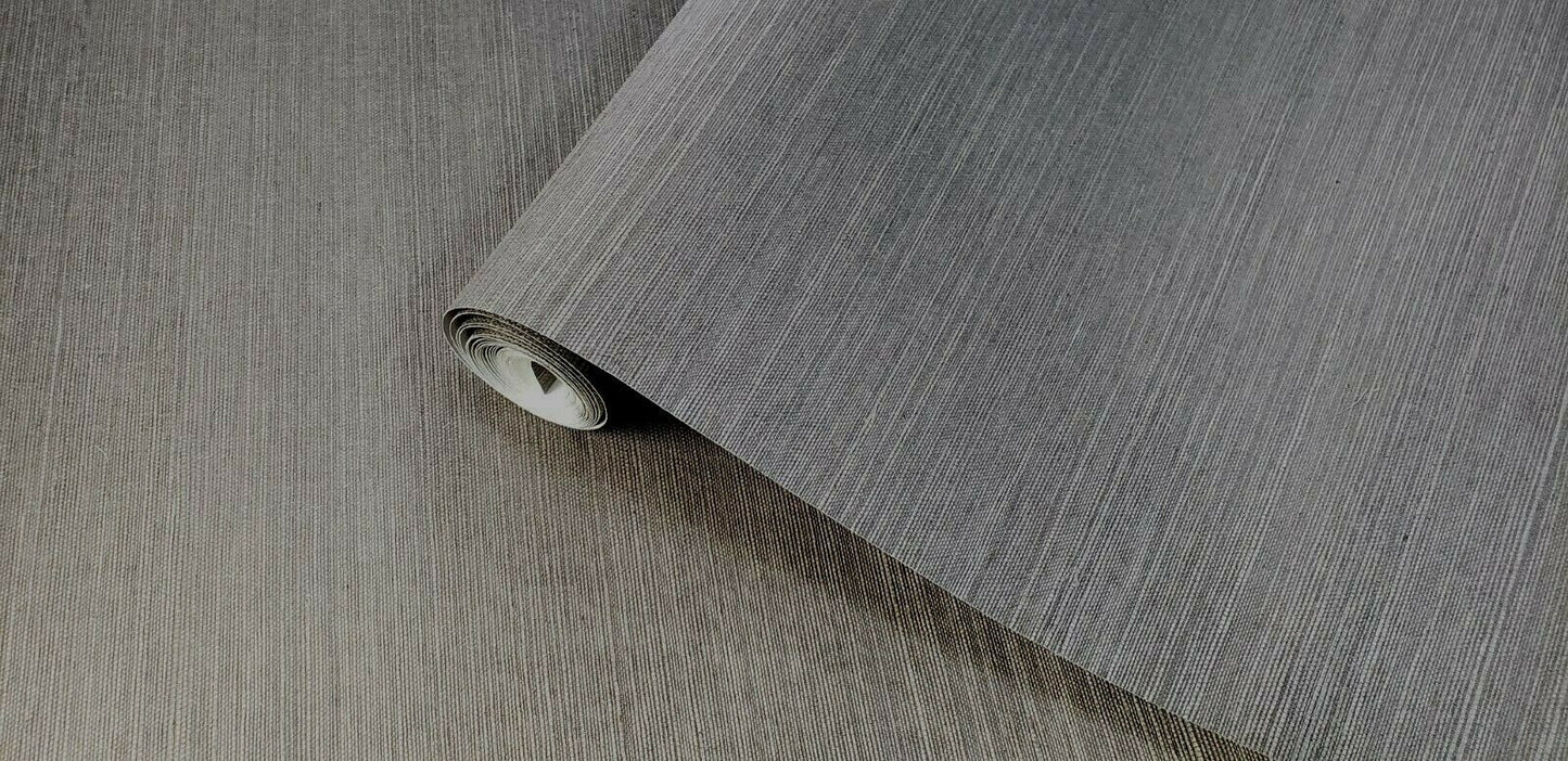 2732-80087 Ming Taupe Sisal Grasscloth Wallpaper