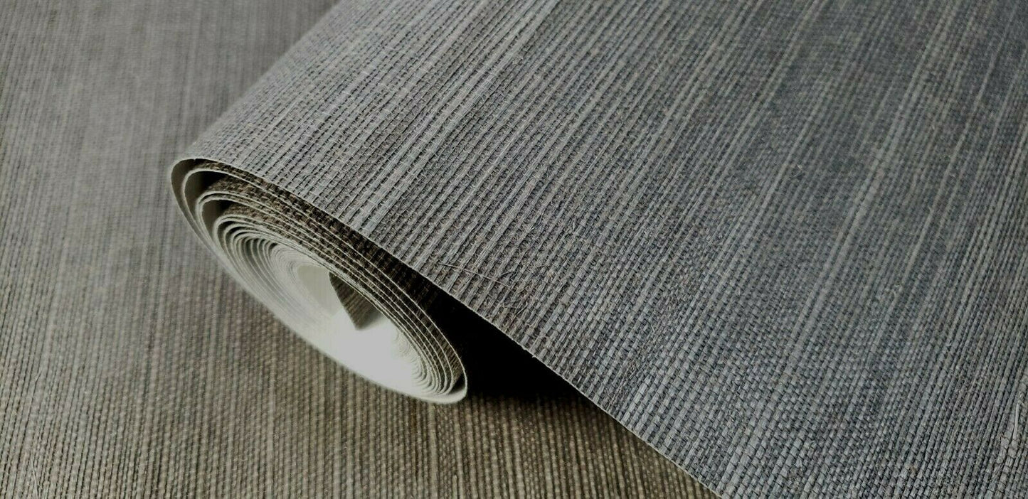 2732-80087 Ming Taupe Sisal Grasscloth Wallpaper