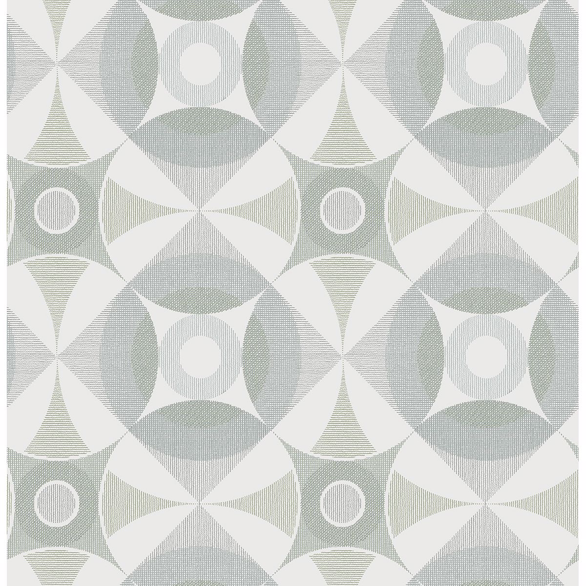 2821-25135 Ellis Sage Geometric Wallpaper