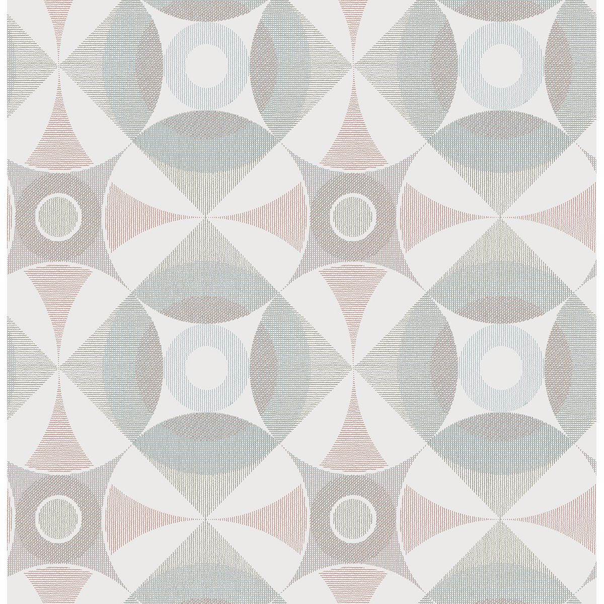 2821-25136 Ellis Multicolor Geometric Wallpaper