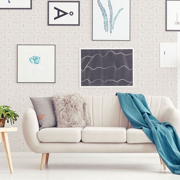 2821-25138 Tia Taupe Texture Wallpaper