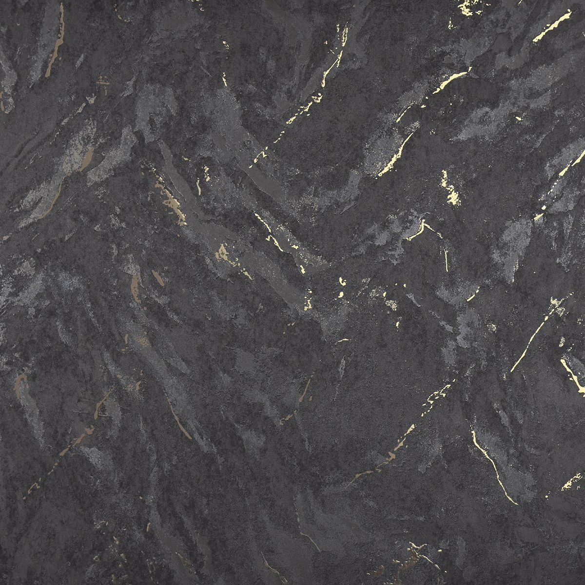 2927-00105 Titania Black Marble Texture Wallpaper