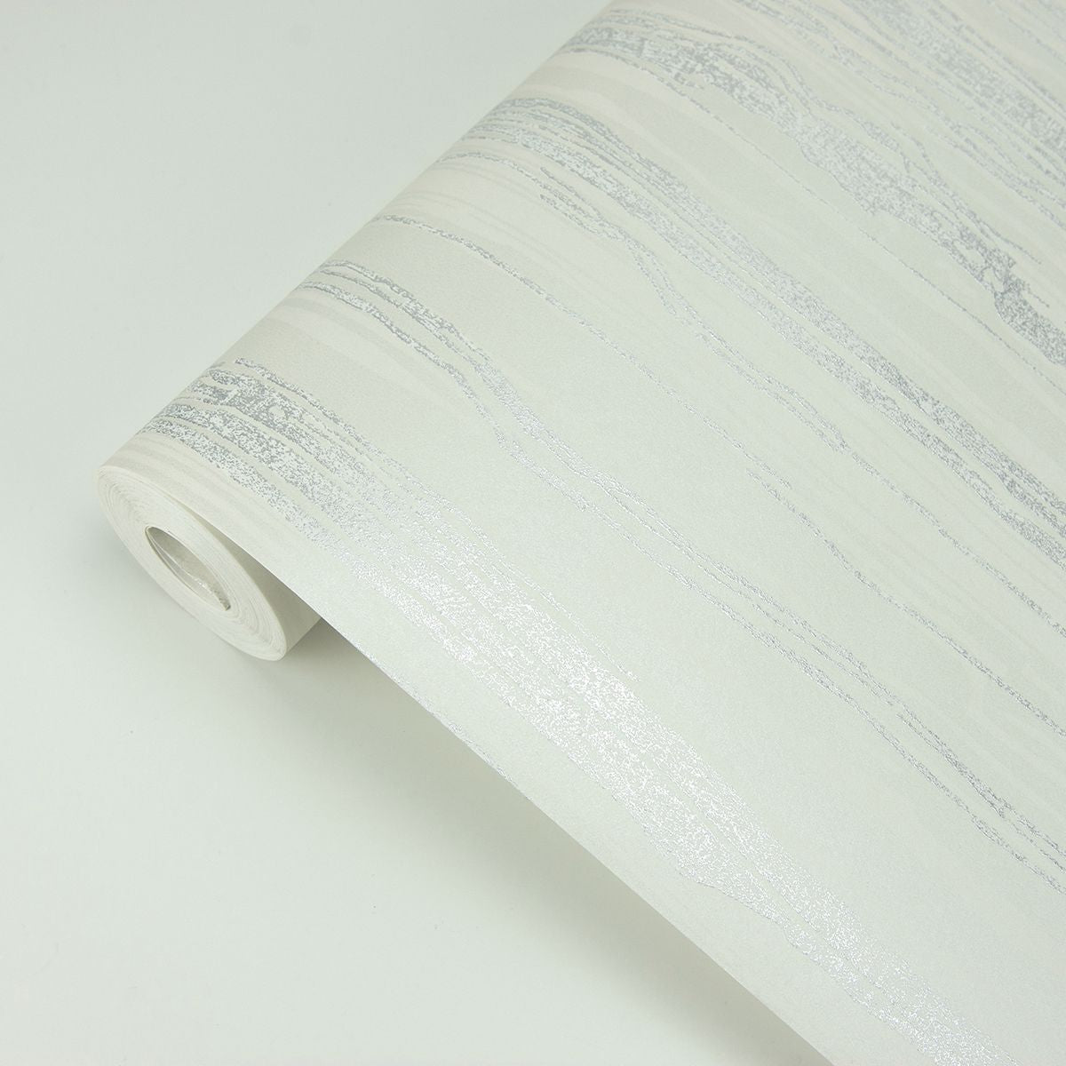 2927-10104 Nova Platinum Faux Wood Wallpaper