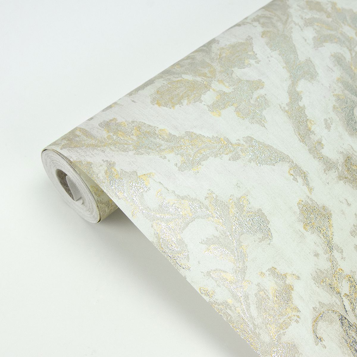 2927-20106 Lyra Light Grey Damask Wallpaper
