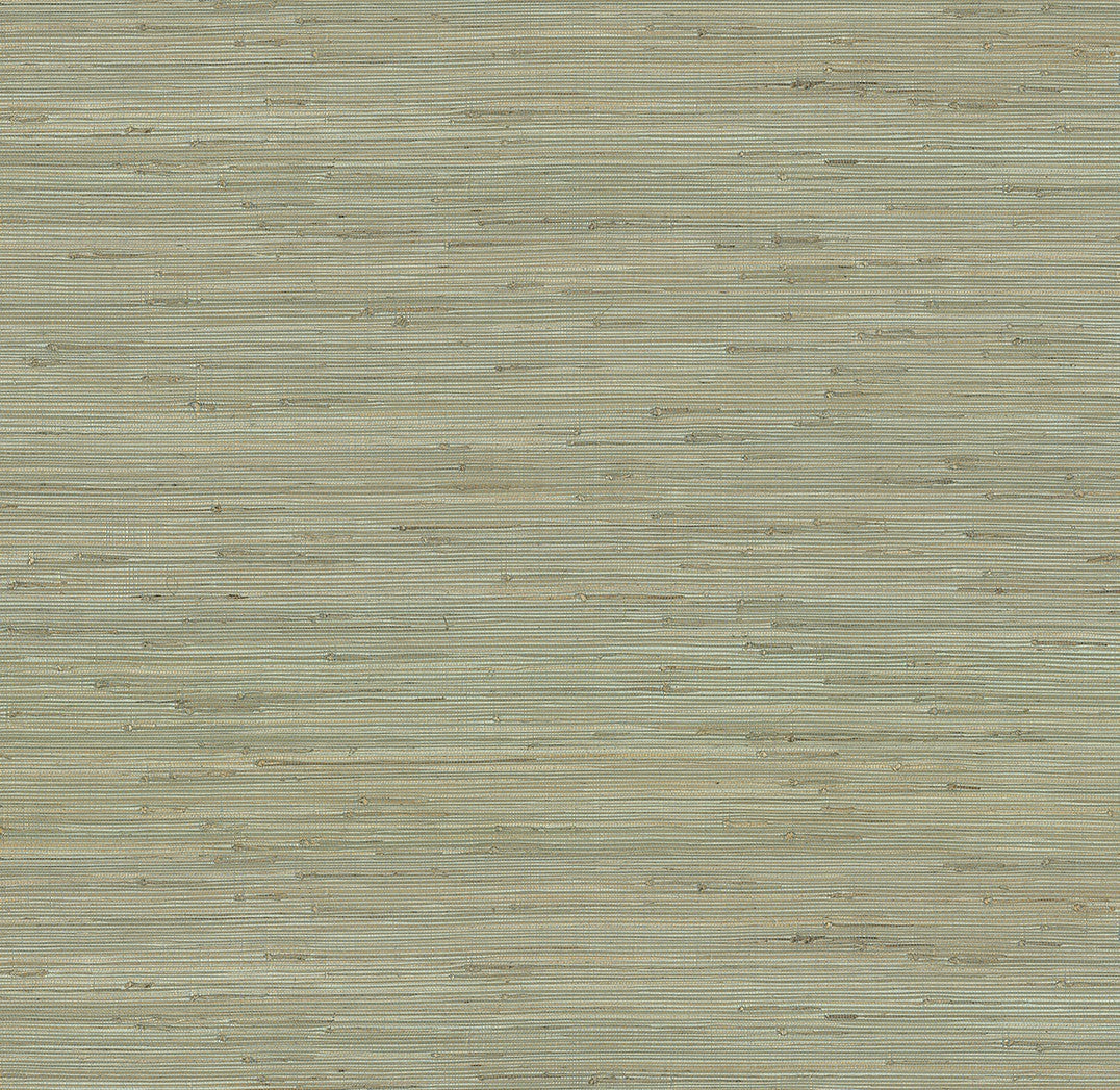 2972-65437 Jeong Teal Knotted Weave Grasscloth Wallpaper