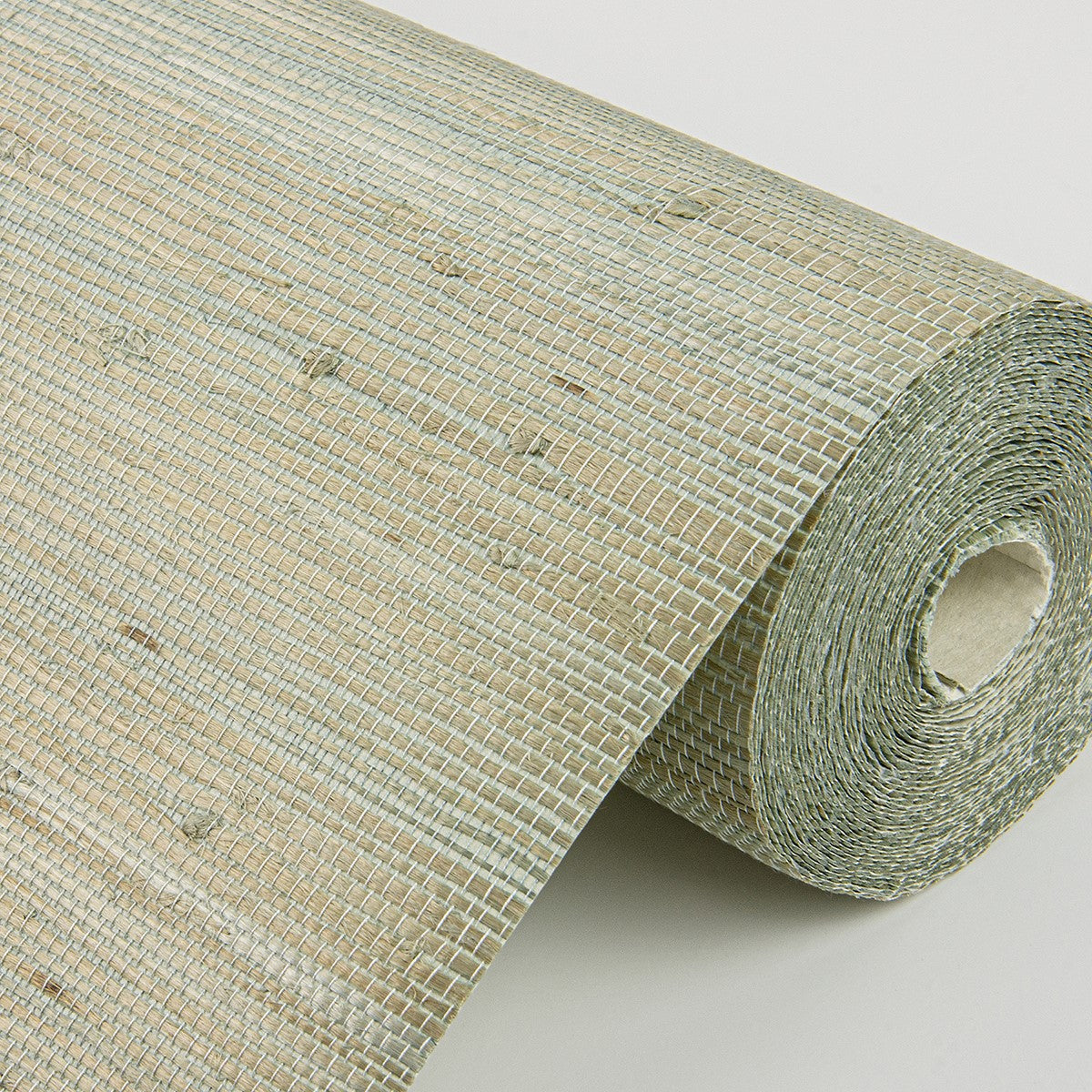 2972-65609 Battan Mint Jute Grasscloth Wallpaper