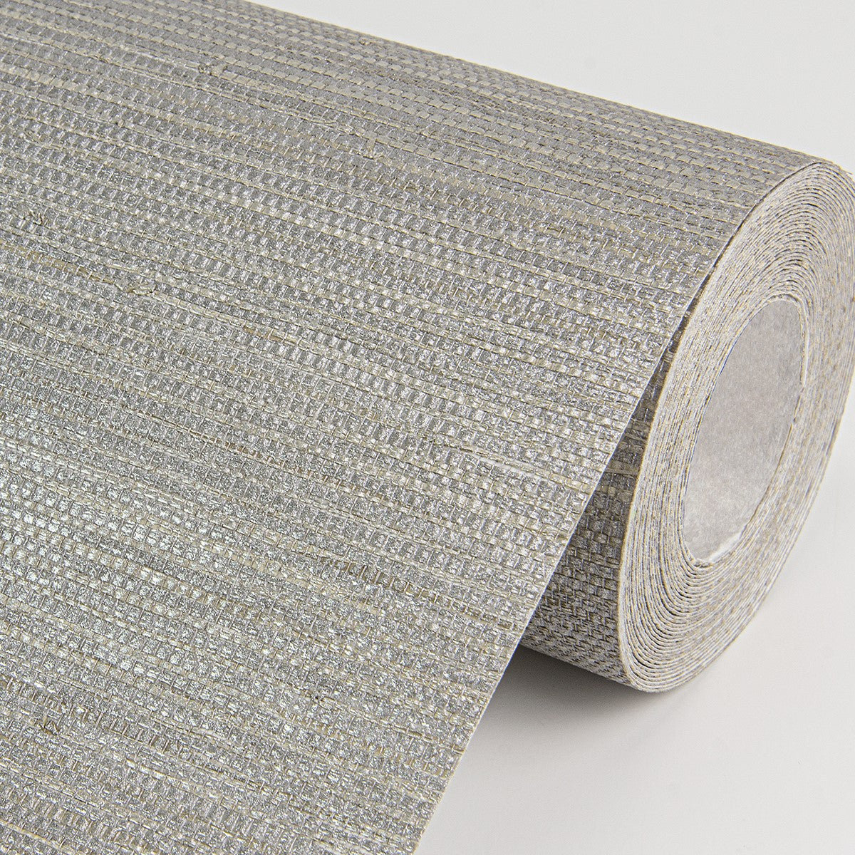 2972-80032 Liaohe Silver Raffia Grasscloth Wallpaper