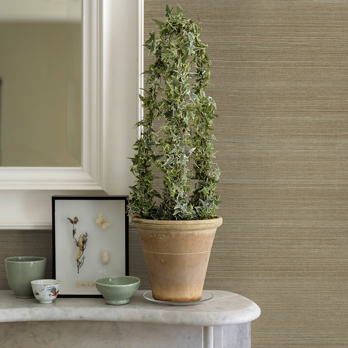 2972-86136 Sakiya Neutral Sisal Grasscloth Wallpaper