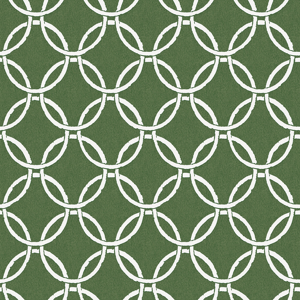 3122-11004 Quelala Green Ring Ogee Wallpaper