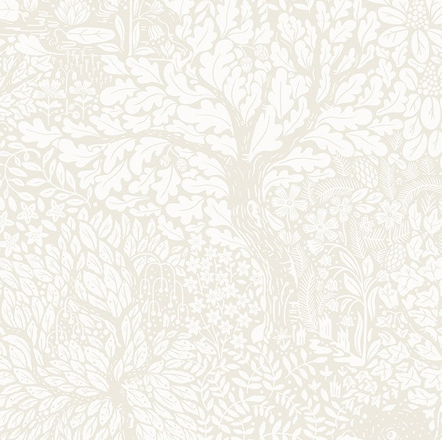 4080-83111 Olle Cream Forest Sanctuary Wallpaper