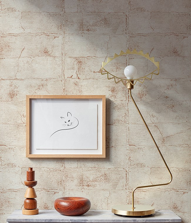 4096-520149 Clay Rust Stone Textured Wallpaper