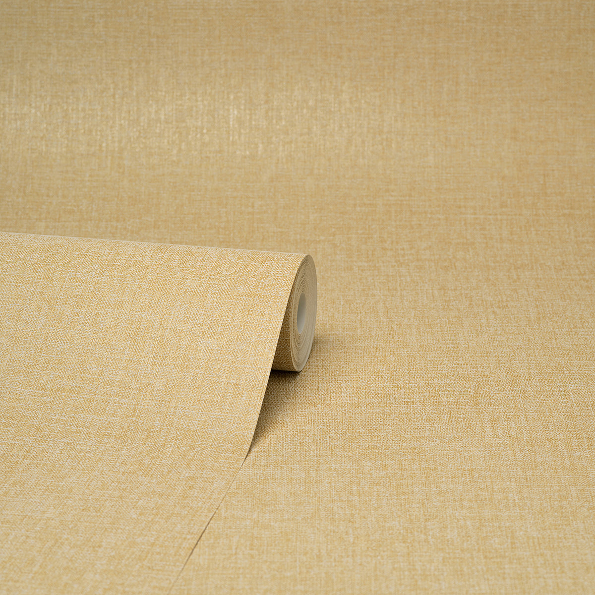 M1698 Glen Mustard Linen Wallpaper