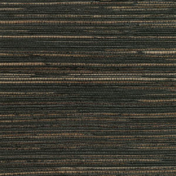 2732-80081 Shandong Charcoal Ramie Grasscloth Wallpaper