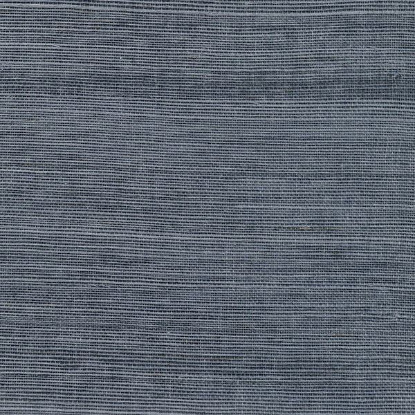 2732-80015 Kenneth James Brewster Natural Grasscloth VICTORIA INDIGO Wallpaper - wallcoveringsmart
