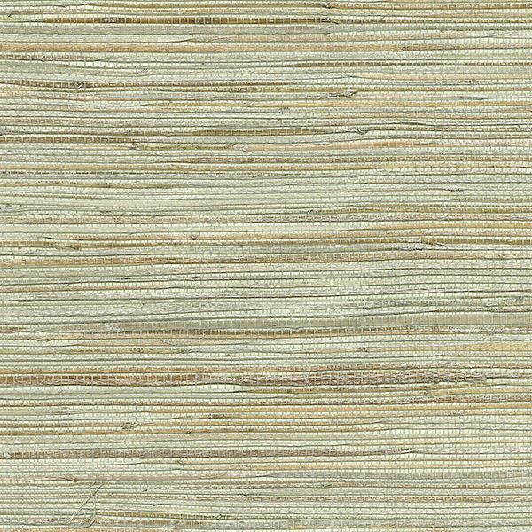 2732-80070 Kenneth James by Brewster Natural Grasscloth Shandong Sea Green Wallpaper - wallcoveringsmart