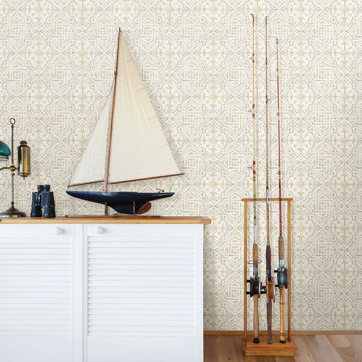 3120-12337 Sonoma Yellow Beach Tile Wallpaper
