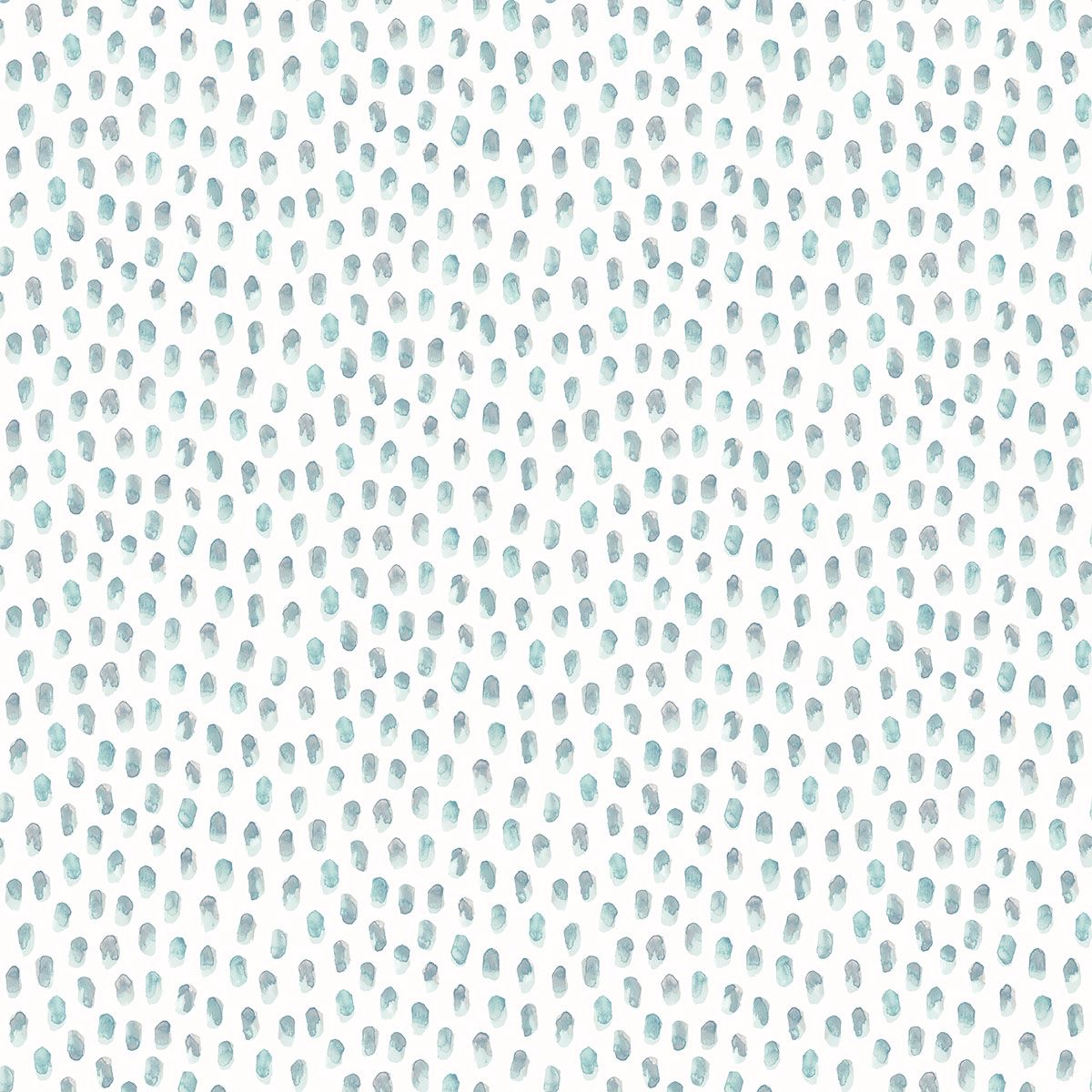 3120-13611 Sand Drips Aqua Painted Dots Wallpaper