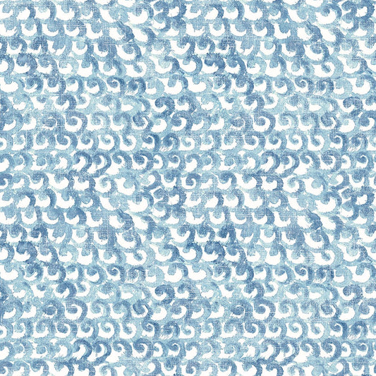 3120-13633 Saltwater Aqua Wave Wallpaper