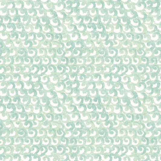3120-13635 Saltwater Teal Wave Wallpaper