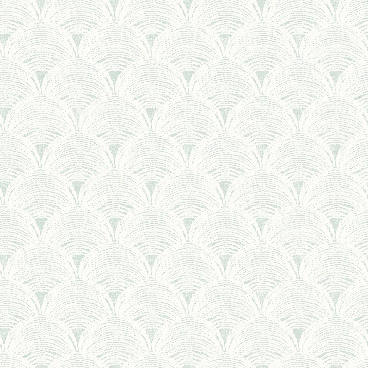 3120-13652 Santiago Teal Scalloped Wallpaper