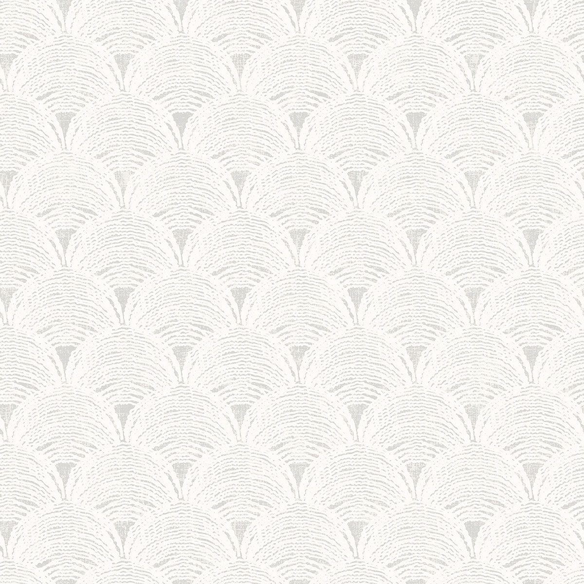 3120-13655 Santiago Grey Scalloped Wallpaper