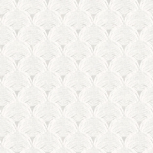 3120-13655 Santiago Grey Scalloped Wallpaper