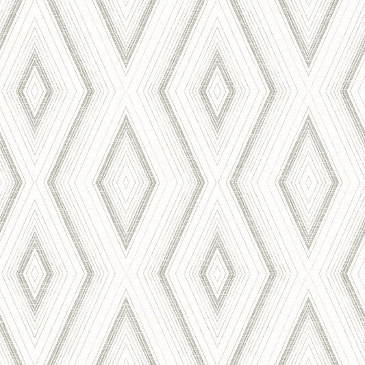 3120-13663 Santa Cruz Grey Geometric Wallpaper