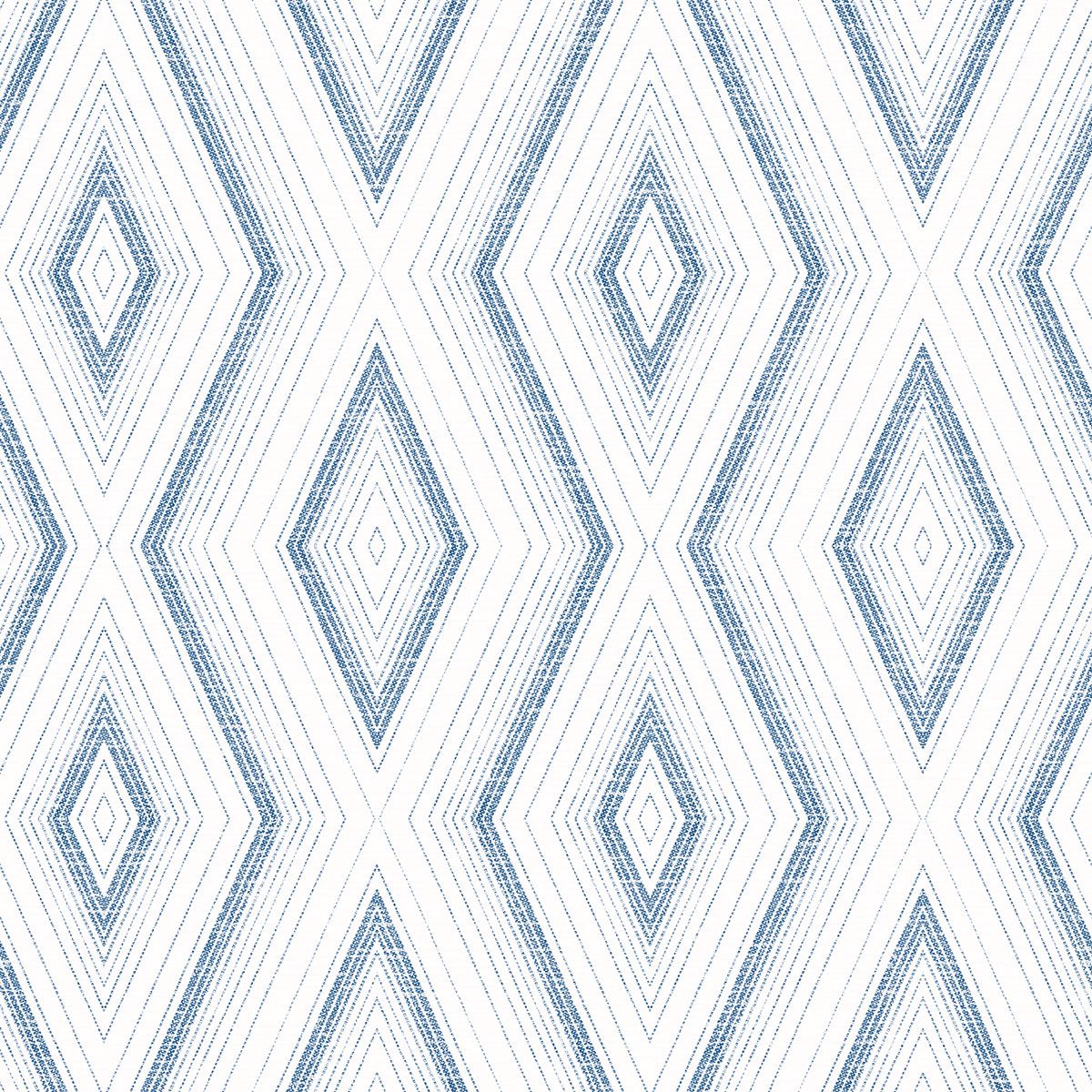 3120-13664 Santa Cruz Blue Geometric Wallpaper