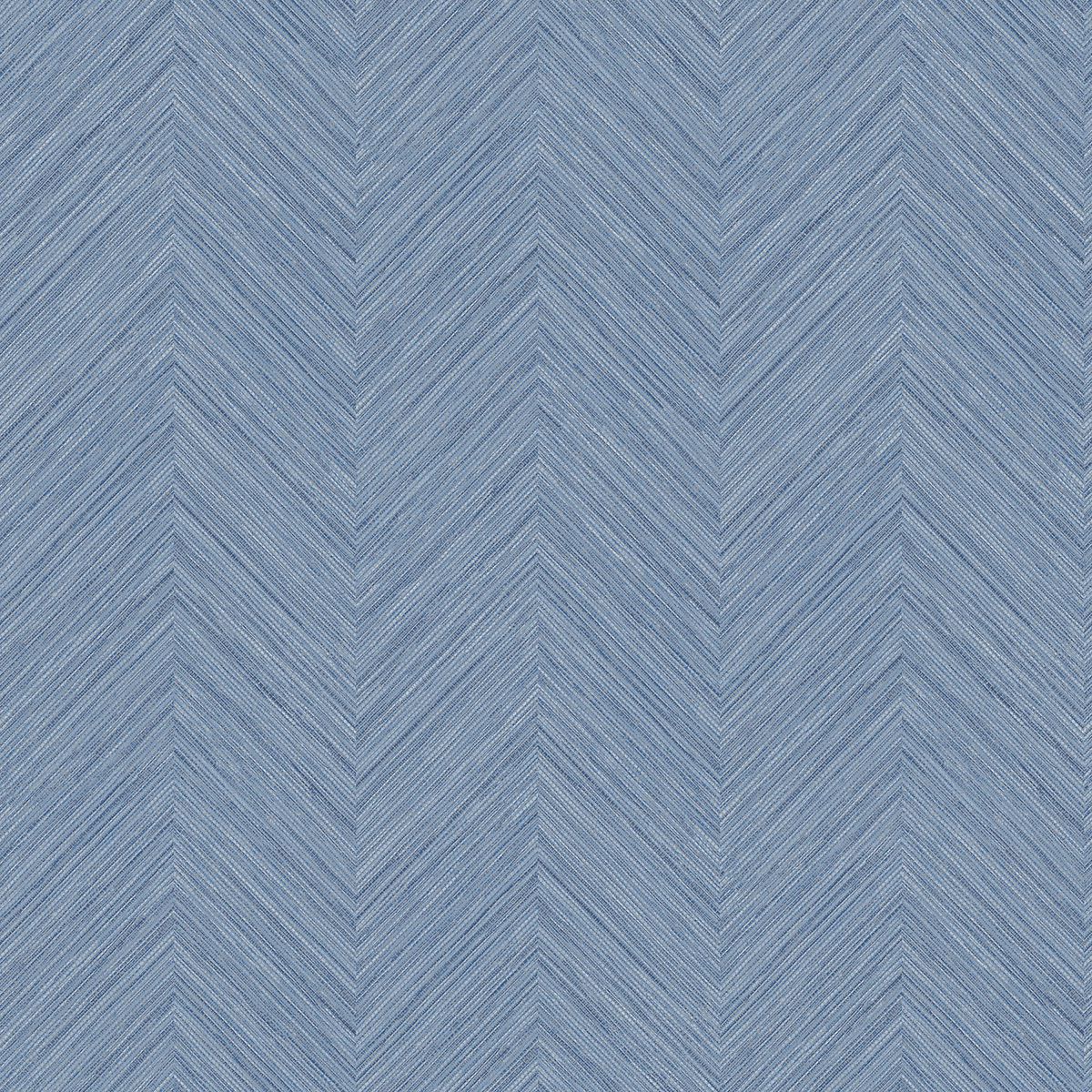 3120-13678 Caladesi Blue Faux Linen Wallpaper