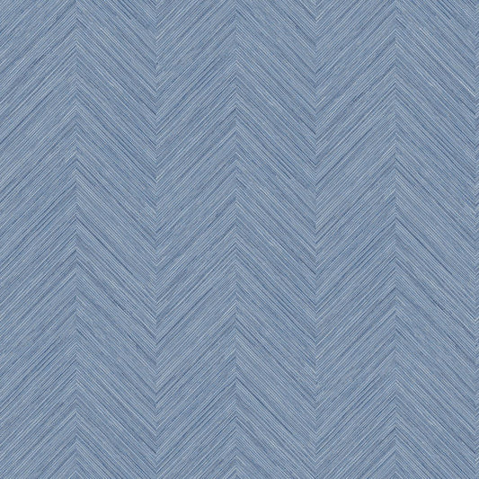 3120-13678 Caladesi Blue Faux Linen Wallpaper