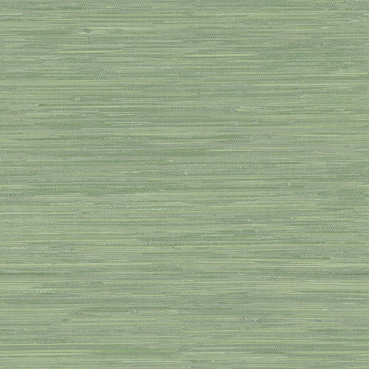 3120-256017 Waverly Green Faux Grasscloth Wallpaper