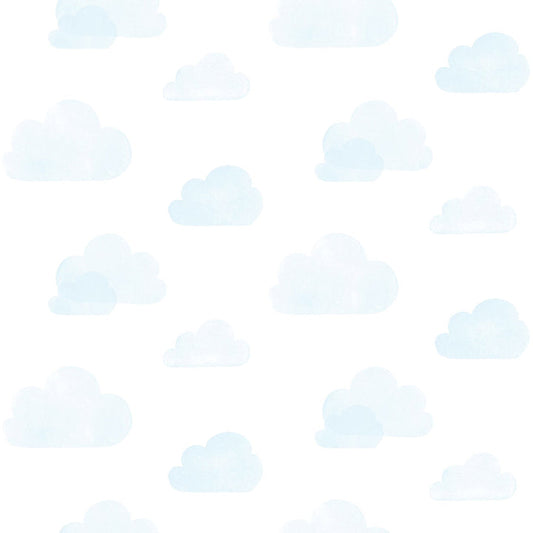 4060-138930 Irie Blue Clouds Wallpaper