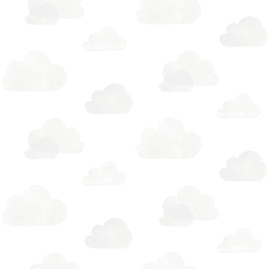 4060-138945 Irie Grey Clouds Wallpaper