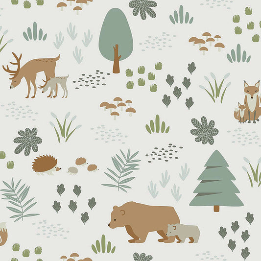 4060-139247 Finola Moss Bears Wallpaper