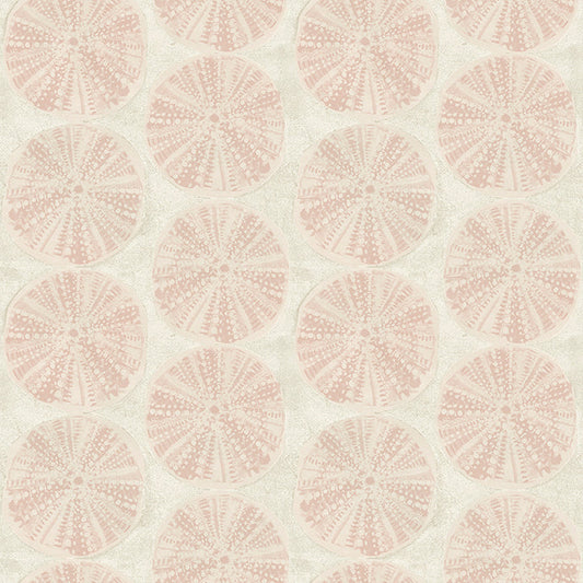 4071-71026 Sea Biscuit Peach Sand Dollar Wallpaper