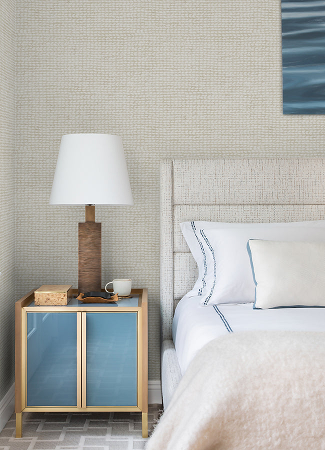 4071-71031 Wellen Light Grey Abstract Rope Wallpaper