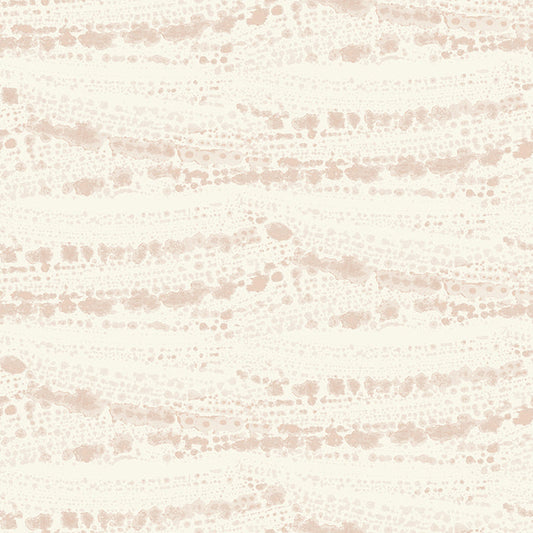 4071-71047 Rannell Peach Abstract Scallop Wallpaper