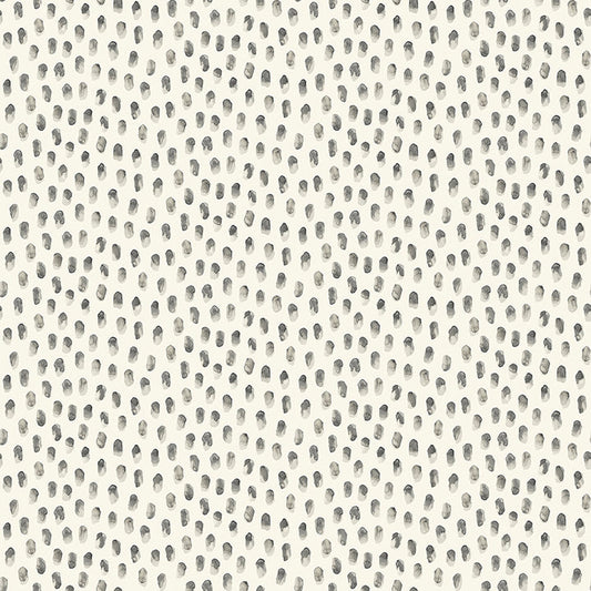 4071-71063 Sand Drips Dark Grey Painted Dots Wallpaper