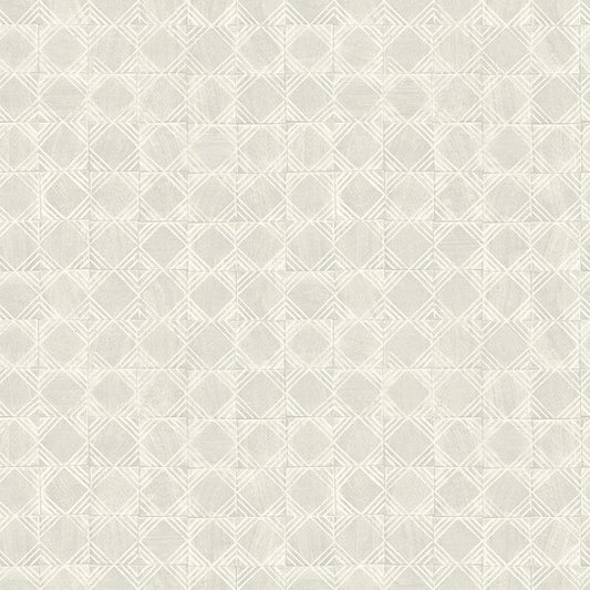 3125-72309 Button Block Light Grey Geometric Wallpaper