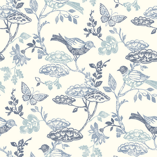 3125-72316 Malmo Blue Trail Wallpaper