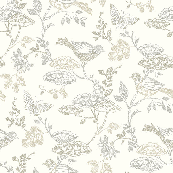 3125-72317 Malmo Grey Trail Wallpaper