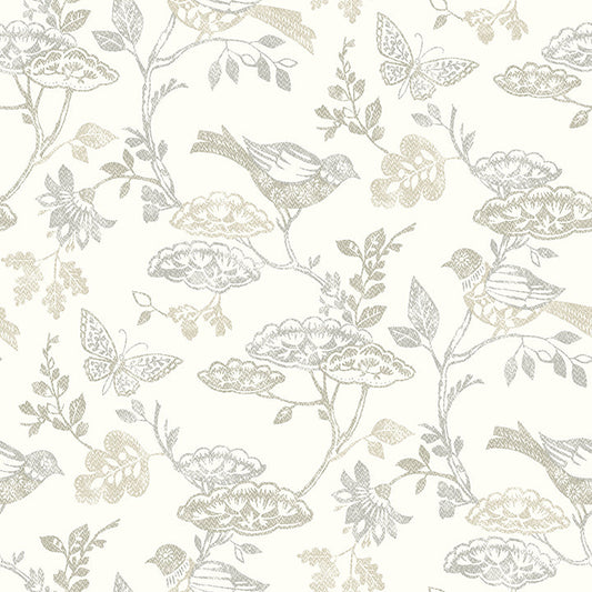 3125-72317 Malmo Grey Trail Wallpaper